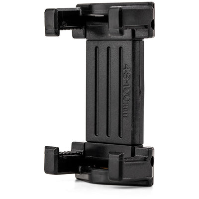 Benro BK15 tabletop tripod and selfie stick in black, featuring adjustable legs and telescopic extension with a 1/4‑inch mount for smartphones—ideal for stable shots and handheld selfies.