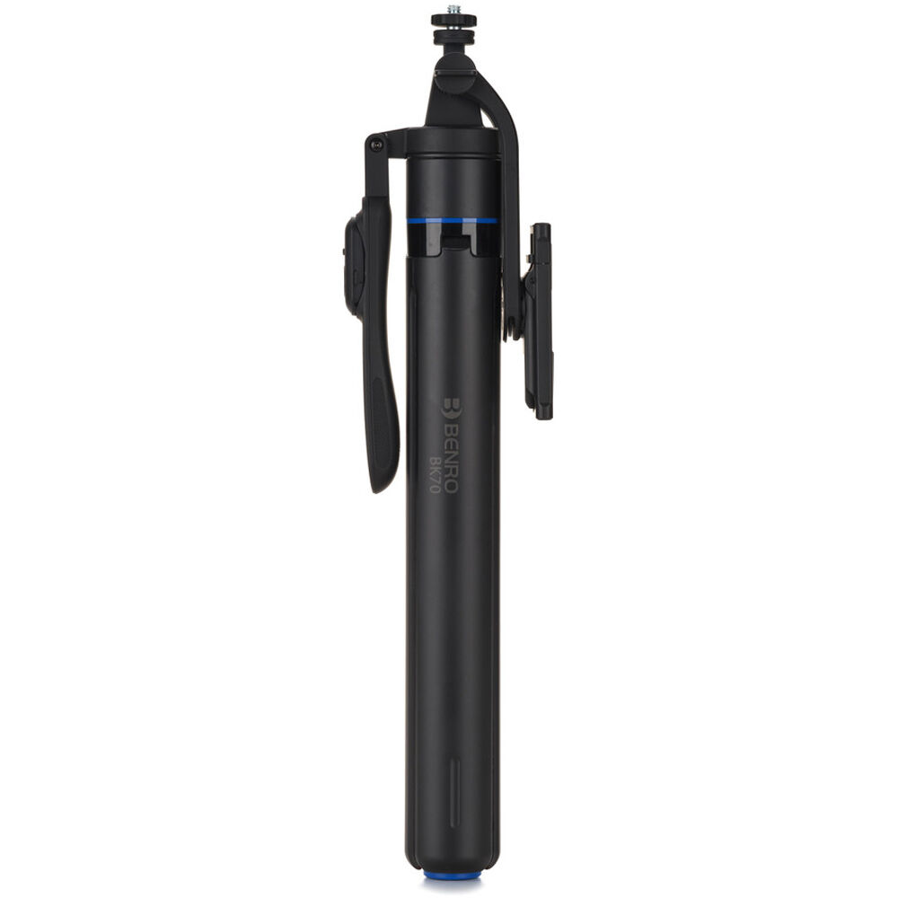 Benro selfie stick tripod with Bluetooth remote and phone clamp