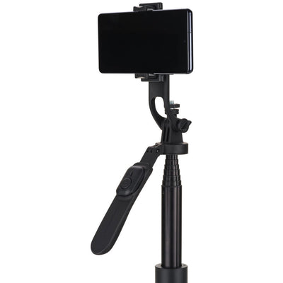 Benro selfie stick tripod with Bluetooth remote and phone clamp