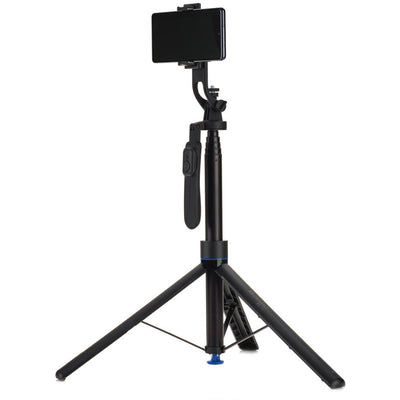 Benro selfie stick tripod with Bluetooth remote and phone clamp