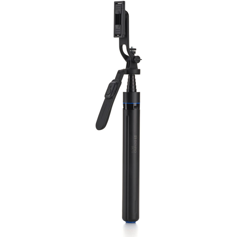 Benro selfie stick tripod with Bluetooth remote and phone clamp