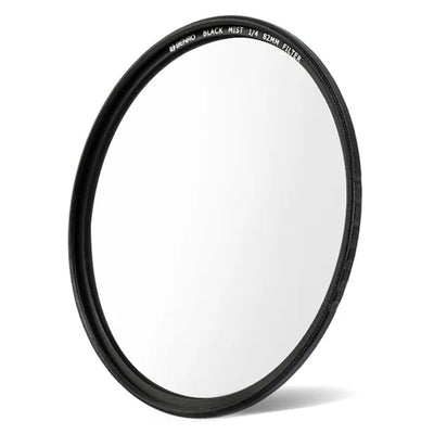 Benro 82mm Black Mist 1/4 Filter – softens highlights and reduces contrast for a cinematic look, perfect for portraits and creative filming.