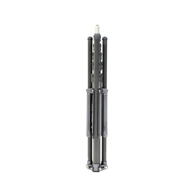 Benro Livestream Stand tripod for smartphones, compact foldable design, 690 g weight, 2 kg load, adjustable 87.5–220 cm height, doubles as light stand.