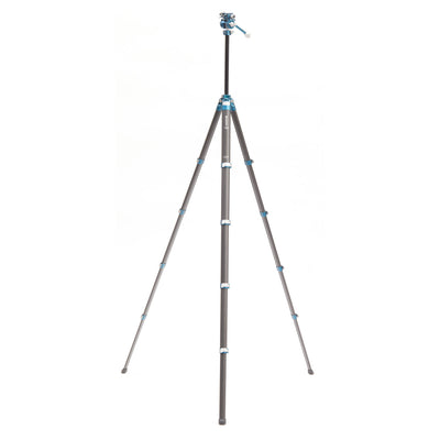 The tripod is designed for content creators, it features a durable aluminium build, a quick setup, and a flexible hybrid head for smooth capturing.