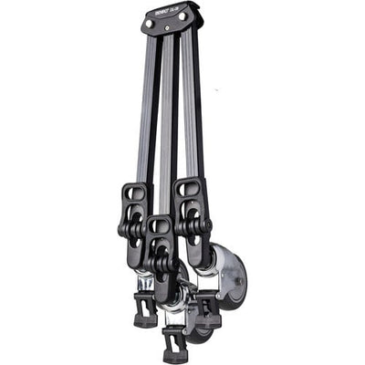 Benro DL-08 Tripod Dolly with smooth rolling wheels for stable and precise tripod movement in studio or controlled settings.