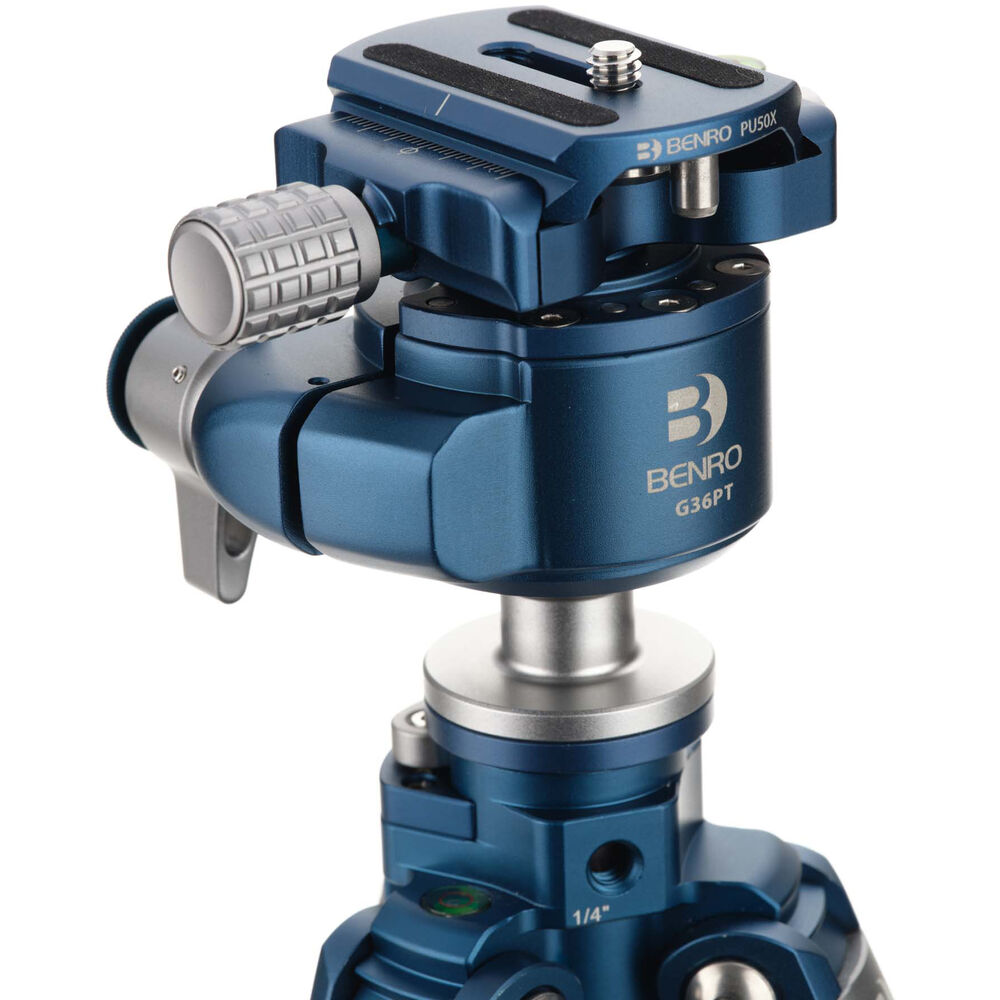 Benro G36PT inverted ball head with Arca-style quick release