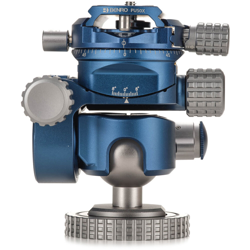 GD36PT geared tripod head with brass gears and 360 pan