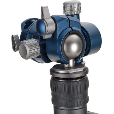 GD36PT geared tripod head with brass gears and 360 pan