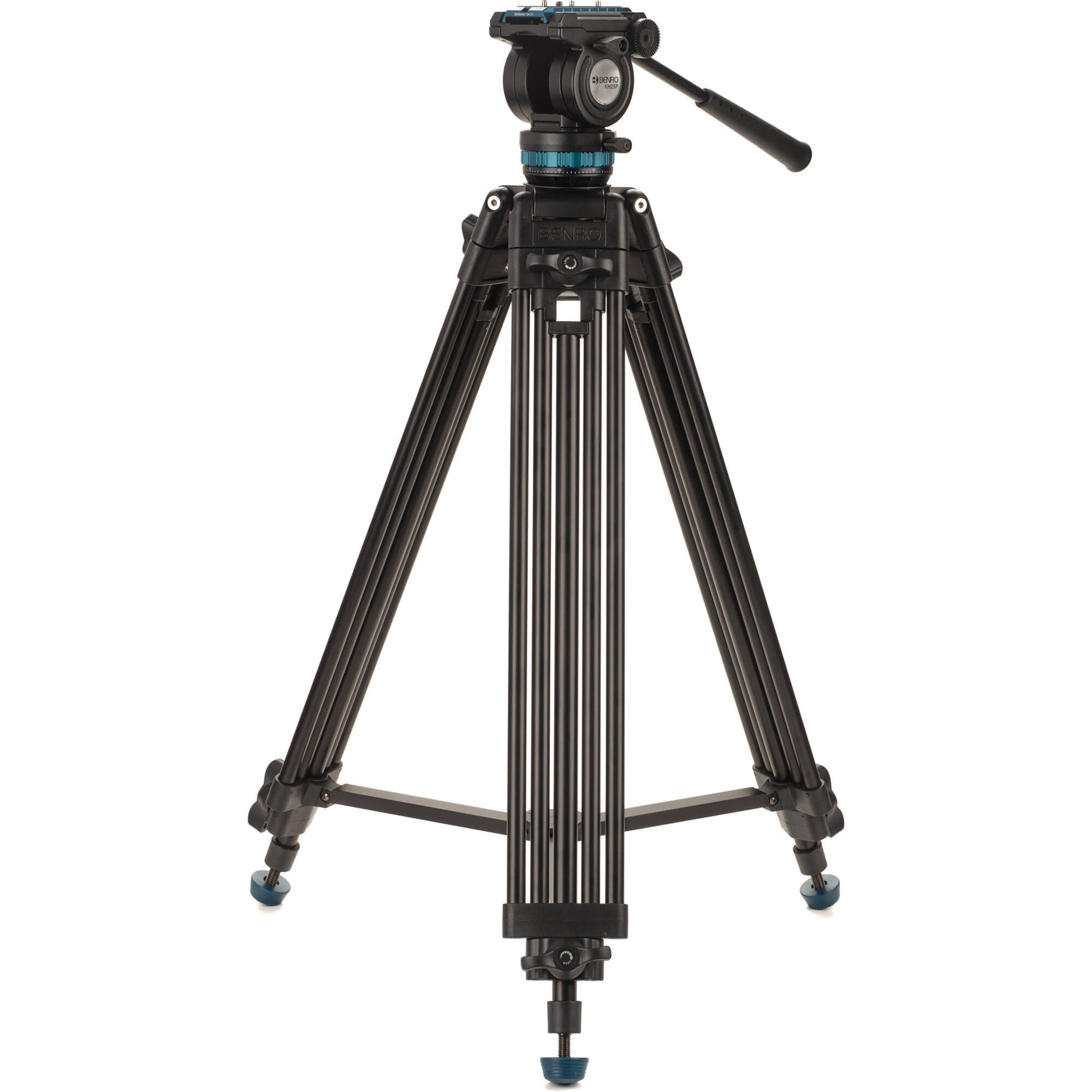Benro KH25PC fluid video tripod with 6.8kg capacity and 60mm bowl system.
