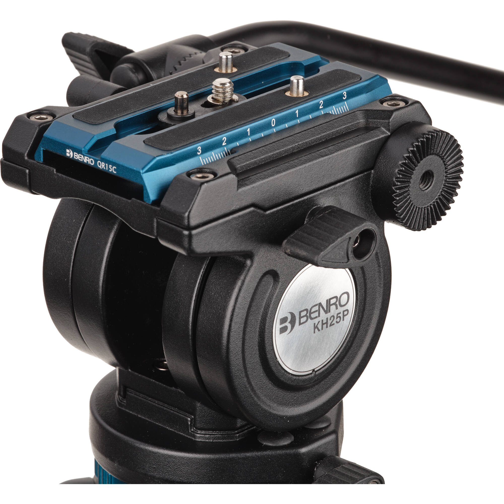 Benro KH25PC fluid video tripod with 6.8kg capacity and 60mm bowl system.
