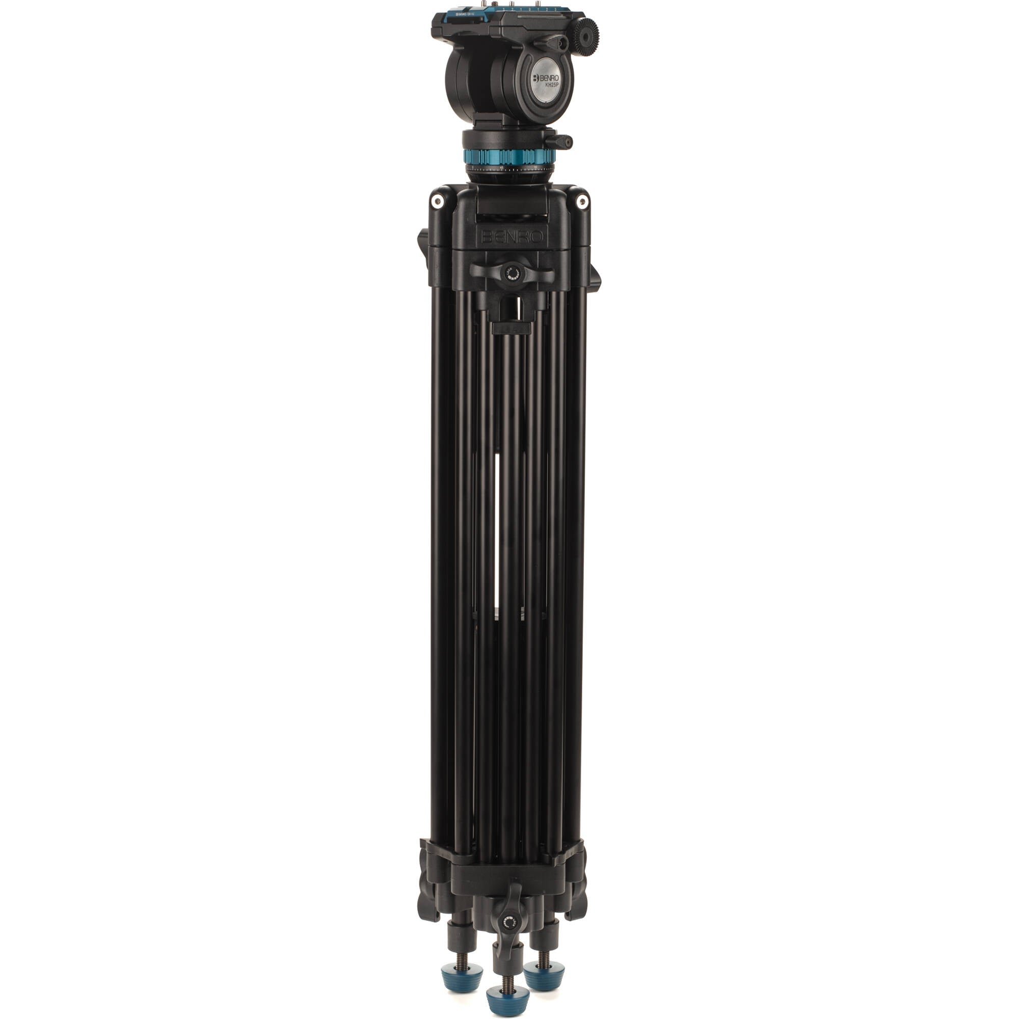 Benro KH25PC fluid video tripod with 6.8kg capacity and 60mm bowl system.
