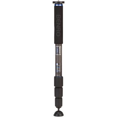 Black monopod with Benro branding on a white background