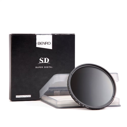 The Benro NDX 1-7 Stop Slim Variable ND 82 mm filter lets you control the amount of light being blocked out one stop at a time for perfectly exposed images.