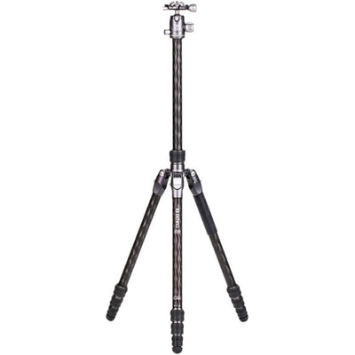Benro Rhino 2 Series carbon‑fiber travel tripod with VX25 ball head — compact, lightweight with twist‑lock legs and Arca‑Swiss compatible head.