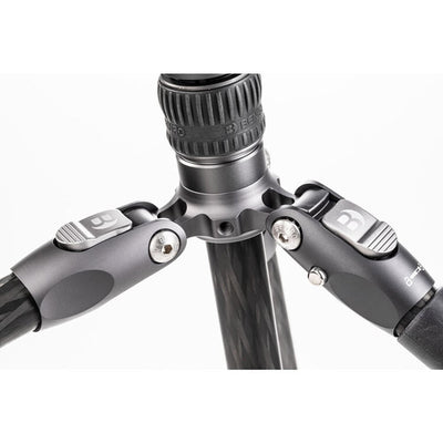 Benro Rhino 2 Series carbon‑fiber travel tripod with VX25 ball head — compact, lightweight with twist‑lock legs and Arca‑Swiss compatible head.