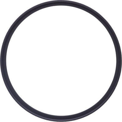 Black circular ring on a white background