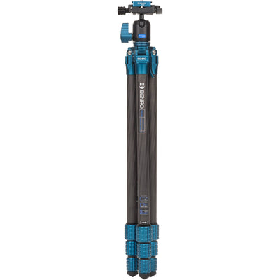 Benro SuperSlim Carbon Fibre Tripod with Ball Head – an ultra-lightweight yet durable tripod perfect for travel, featuring strong carbon fibre legs and smooth ball head control.