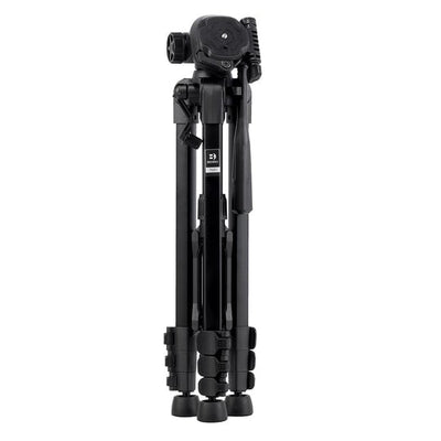 Benro T691 Aluminium Tripod with quick-release head and adjustable legs, lightweight support for casual photography and travel.