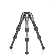 Benro Tortoise Columnless Carbon Fibre Tripod folded compactly, showcasing lightweight, stable travel design with carbon fiber legs and twist locks.