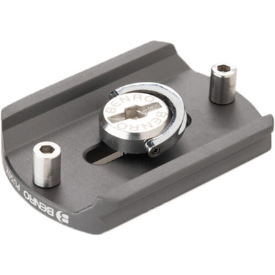 Benro VX20 Two‑Series Arca‑type aluminum ball head in black with ergonomic control knobs for smooth pan and tilt adjustments.