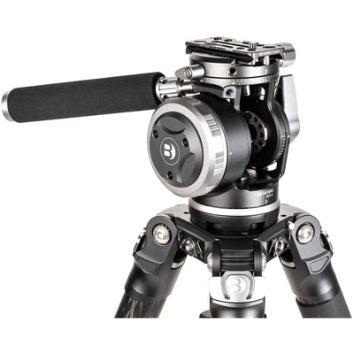 Benro WH15 Wild Head video tripod head with 8-stop counterbalance, dual panoramic function, and 15 kg load capacity for smooth, stable shooting.