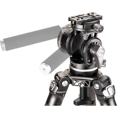 Benro WH15 Wild Head video tripod head with 8-stop counterbalance, dual panoramic function, and 15 kg load capacity for smooth, stable shooting.