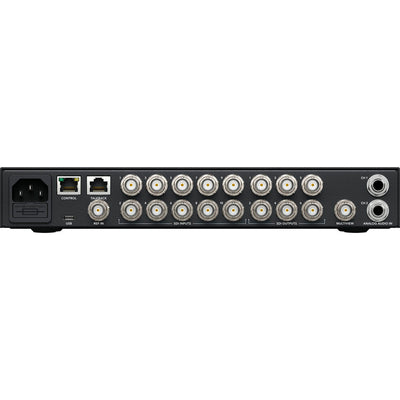 Blackmagic Design ATEM 1 M/E Constellation is a powerful live event HD switching supporting up to 10 individual 3G/HD-SDI inputs built into a 1 RU chassis.