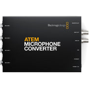 Expand your ATEM Television Studio with this converter. Connect-control and work with multiple microphones with an excellent 24-Bit audio quality.