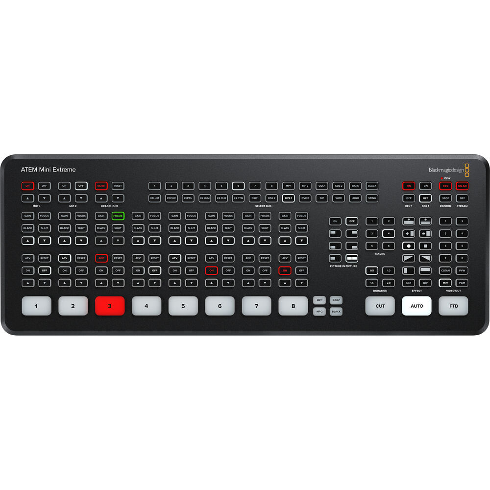 ATEM Mini Extreme ライブストリーミングスイッチャー Blackmagic Design ATEM Mini Extreme Live Stream Switcher