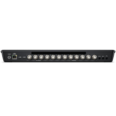 Quality 8 SDI Input Switcher for live streaming on-location. Records 9 separate H.264 video streams in real time and saves a DaVinci Resolve project file.