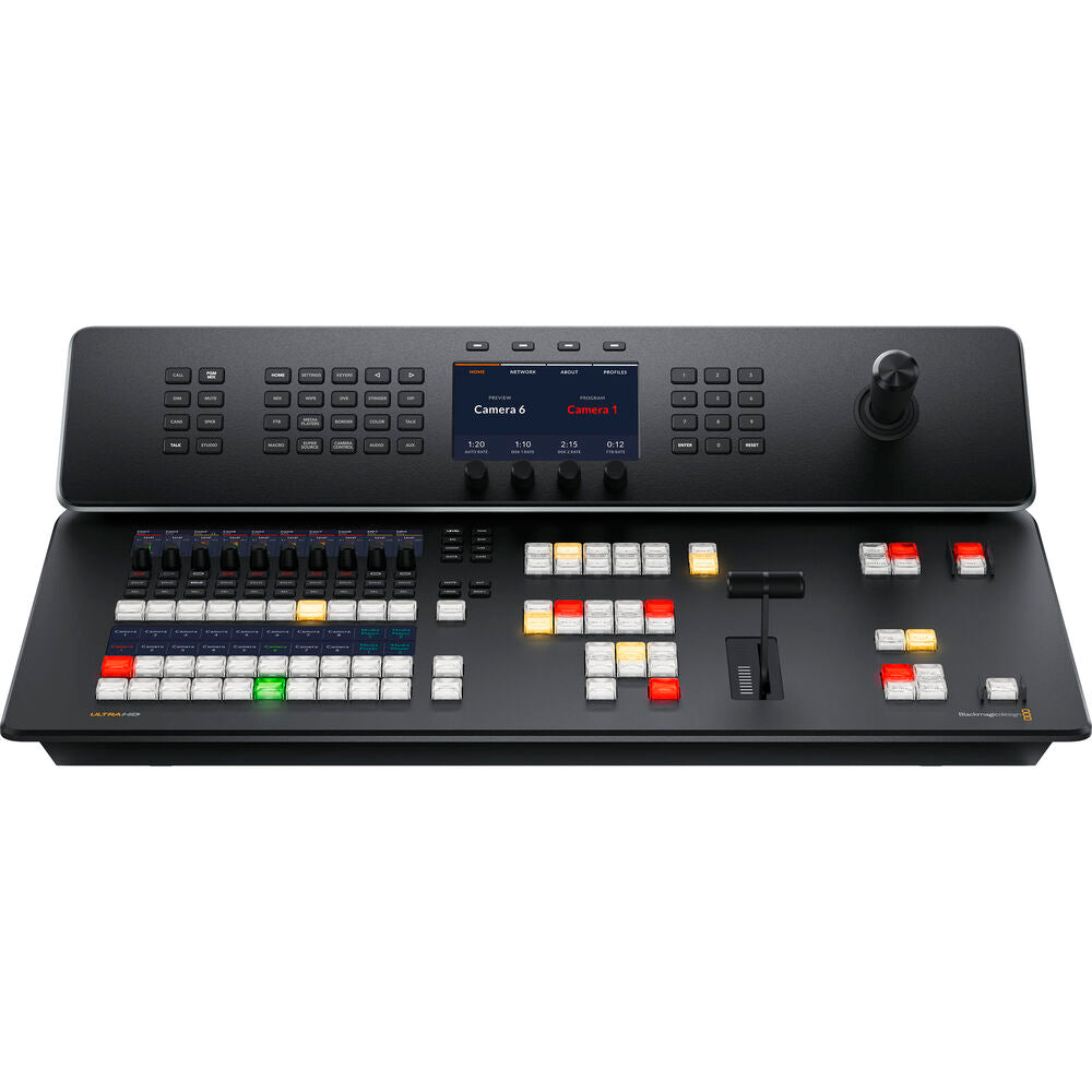 Enhance your streaming production with the all-in-one live streaming switcher. It features 12G-SDI inputs, 4K60 video, audio mixing and worldwide streaming.
