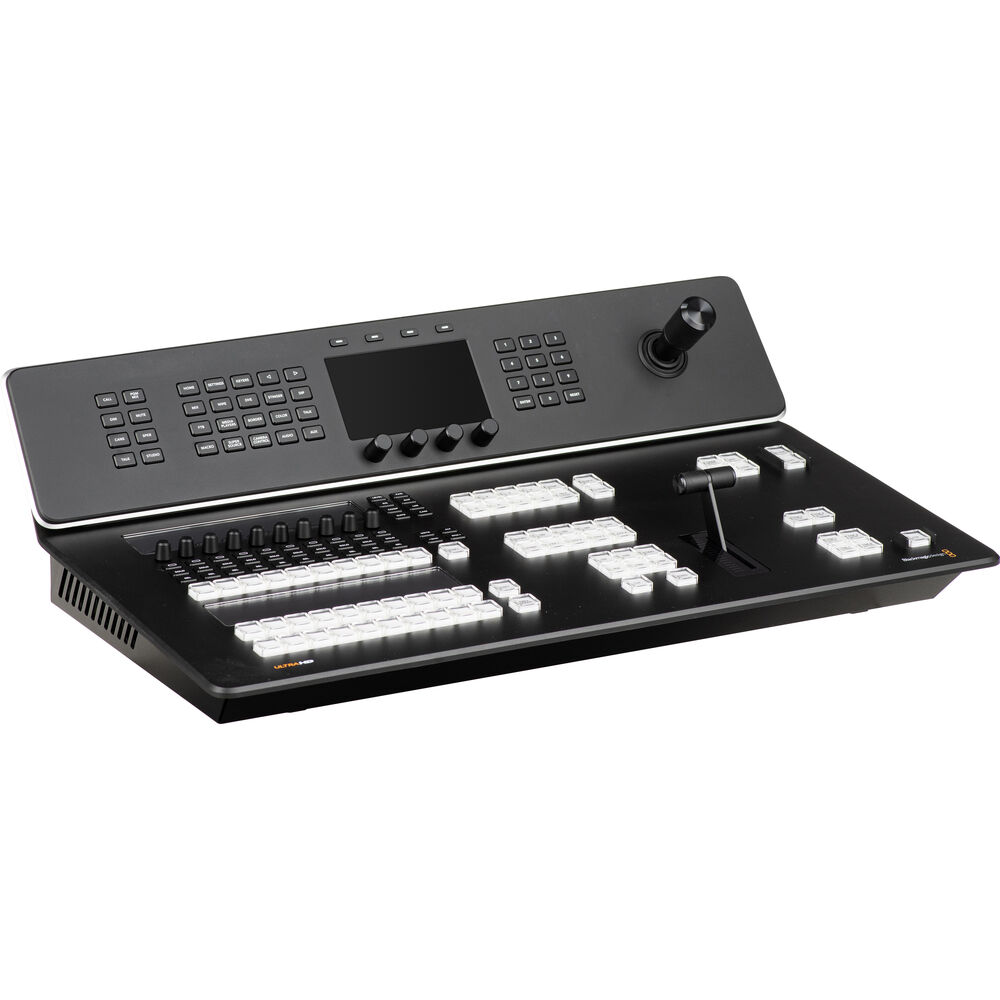 Enhance your streaming production with the all-in-one live streaming switcher. It features 12G-SDI inputs, 4K60 video, audio mixing and worldwide streaming.