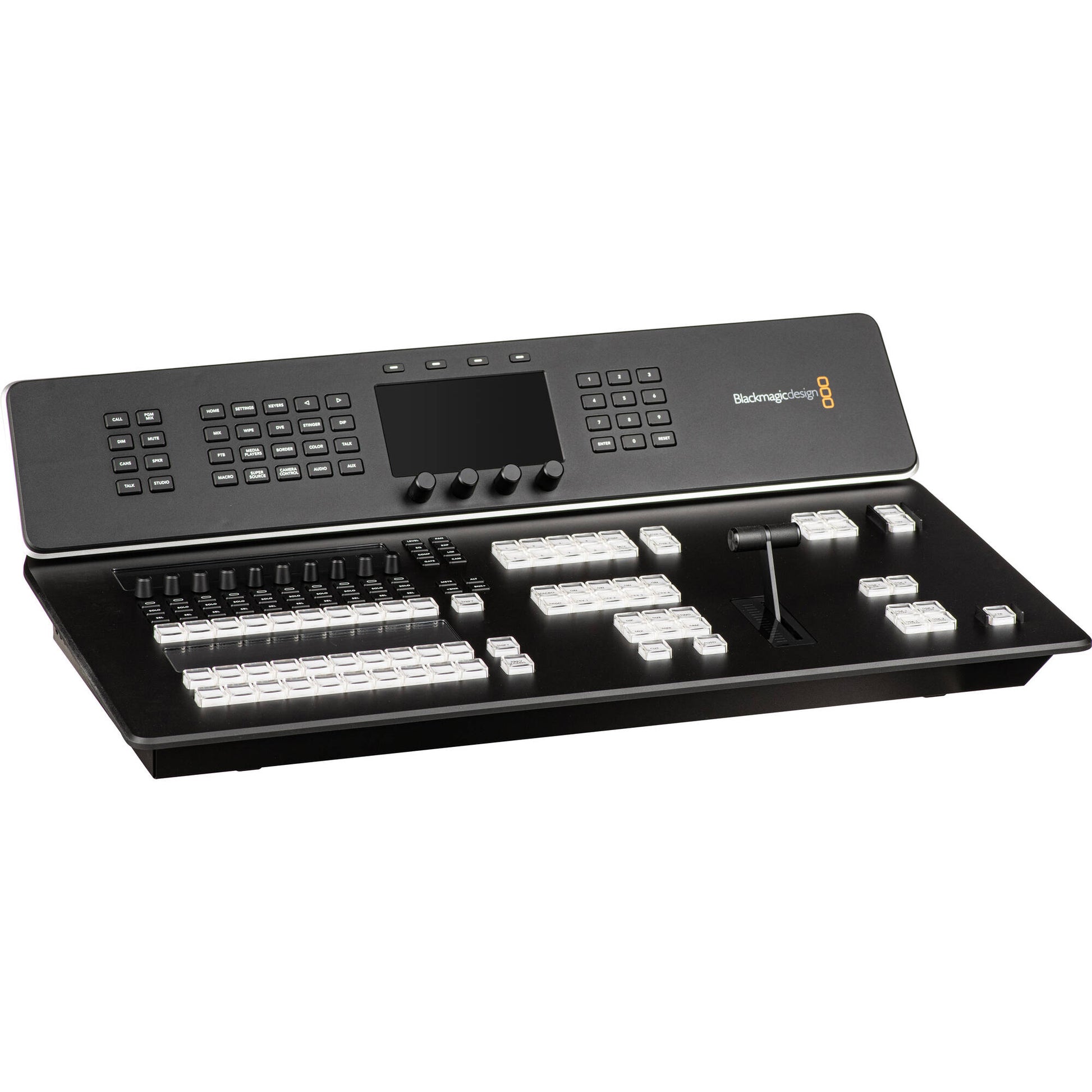 This lightweight switcher is ideal for live-streaming events and 1080p60 videos. You can easily store content on the internal Cloud Storage or use a USB disk.