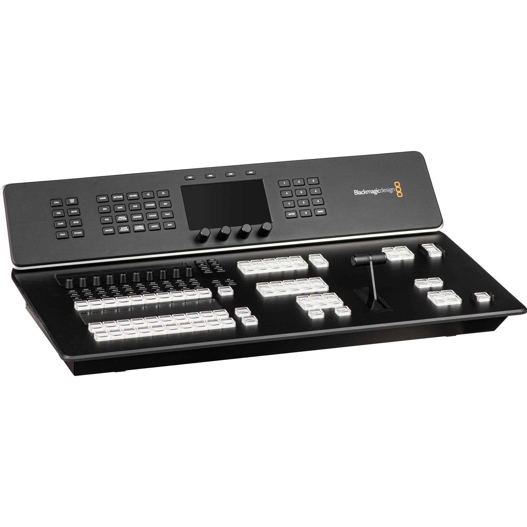 This lightweight switcher is ideal for live-streaming events and 1080p60 videos. You can easily store content on the internal Cloud Storage or use a USB disk.
