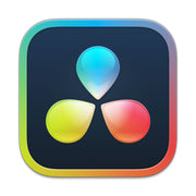 Blackmagic Design DaVinci Resolve Studio activation card for unlocking full professional editing software.