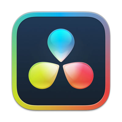 Blackmagic Design DaVinci Resolve Studio activation card for unlocking full professional editing software.