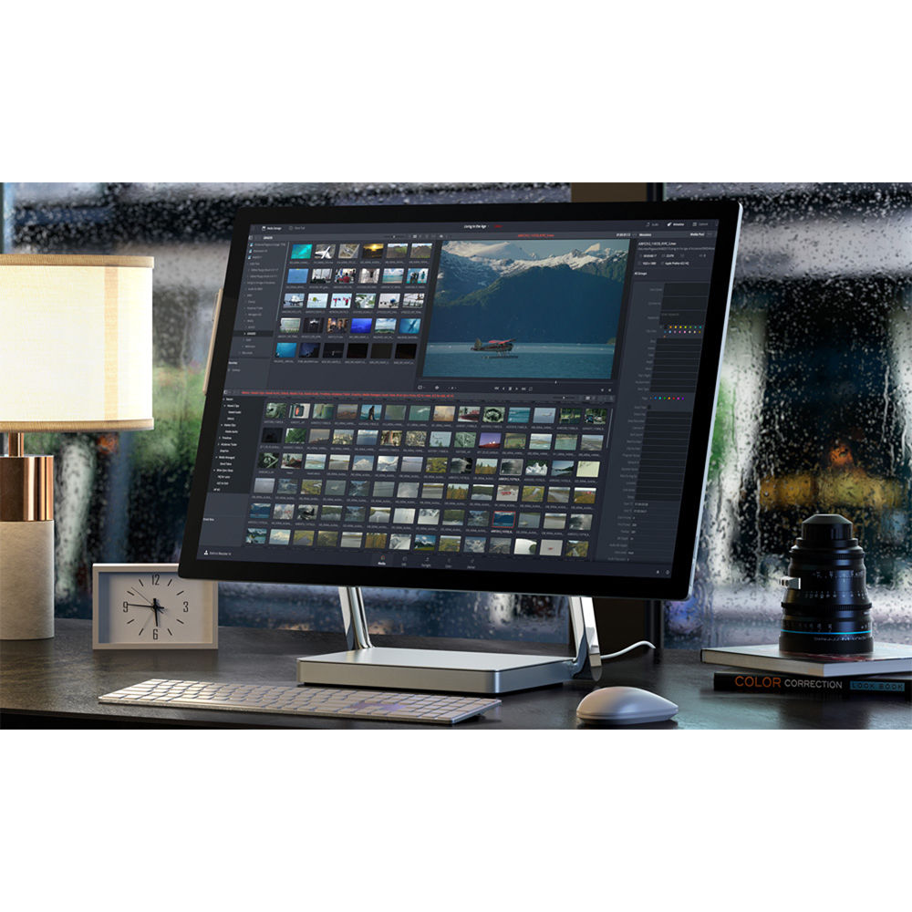 Blackmagic Design DaVinci Resolve Studio activation card for unlocking full professional editing software.