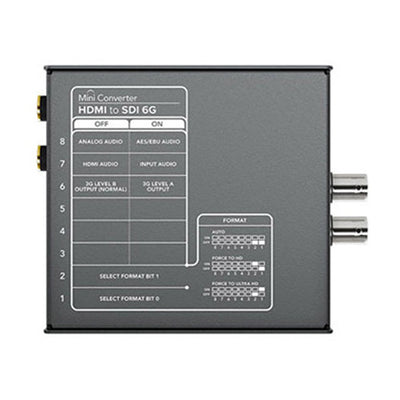 Blackmagic Broadcast Accessory brings an advanced solution to convert HDMI consumer devices to broadcast quality SD, HD, 3G, or 6G-SDI.