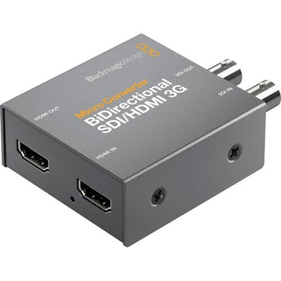 Combine SDI and HDMI components in your video setup with the Micro Converter BiDirectional SDI/HDMI 3G from Blackmagic Design.