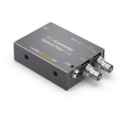The Bidirectional Optical Fibre 12G Mini Converter is build to support your studio and live events with video signals up to DCI 4K25 and UHD 4K60.