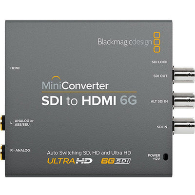 Blackmagic Broadcast Accessory brings an advanced solution to convert your SDI video equipment with devices that require HDMI signals.