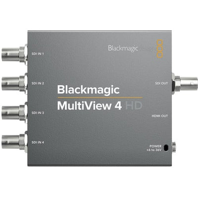 Blackmagic MultiView 4 HD device on a white background