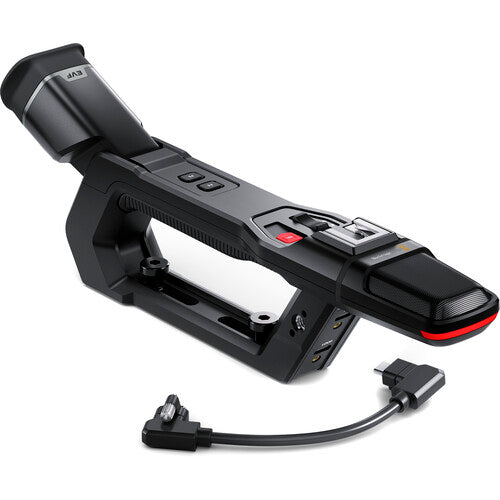 Blackmagic Design PYXIS Pro Handle for improved stability and accessory mounting on PYXIS cameras.