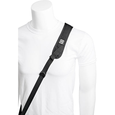 BlackRapid Metro Camera Sling in black, lightweight cross-body strap for mirrorless, DSLR, GoPro and 360 cameras.
