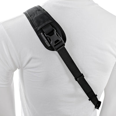 BlackRapid Metro Camera Sling in black, lightweight cross-body strap for mirrorless, DSLR, GoPro and 360 cameras.
