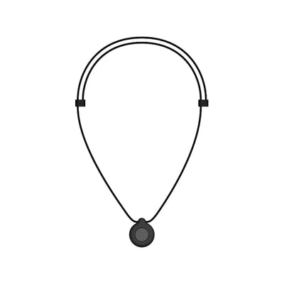 Adjustable lanyard with magnetic plate for Omic and similar Boya microphones