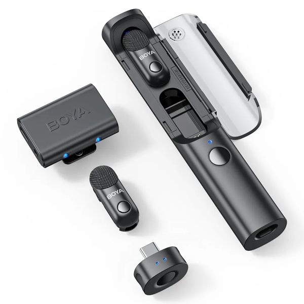 BOYA Magic: Multi-mic system with AI noise cancellation.