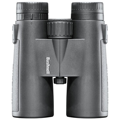 Bushnell 10x42 black binoculars with multi-coated lenses, and centre focus wheel.
