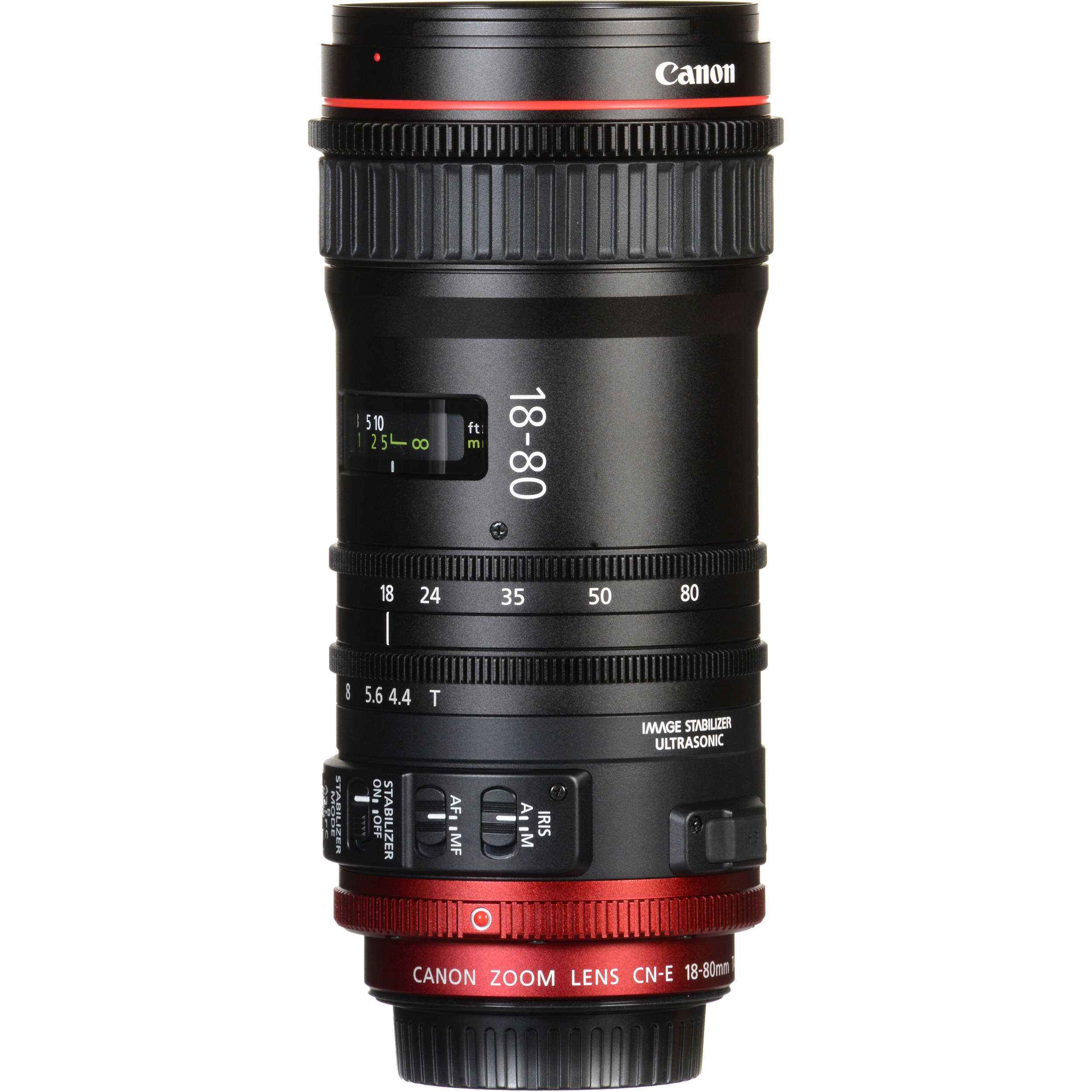 Canon CN-E 18-80mm T4.4 Compact-Servo Cine Lens (EF Mount