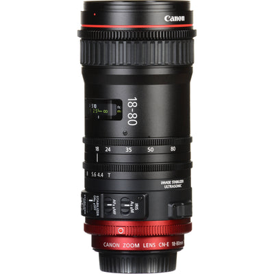 Canon CN-E 18-80mm T4.4 Compact-Servo Cine Zoom Lens